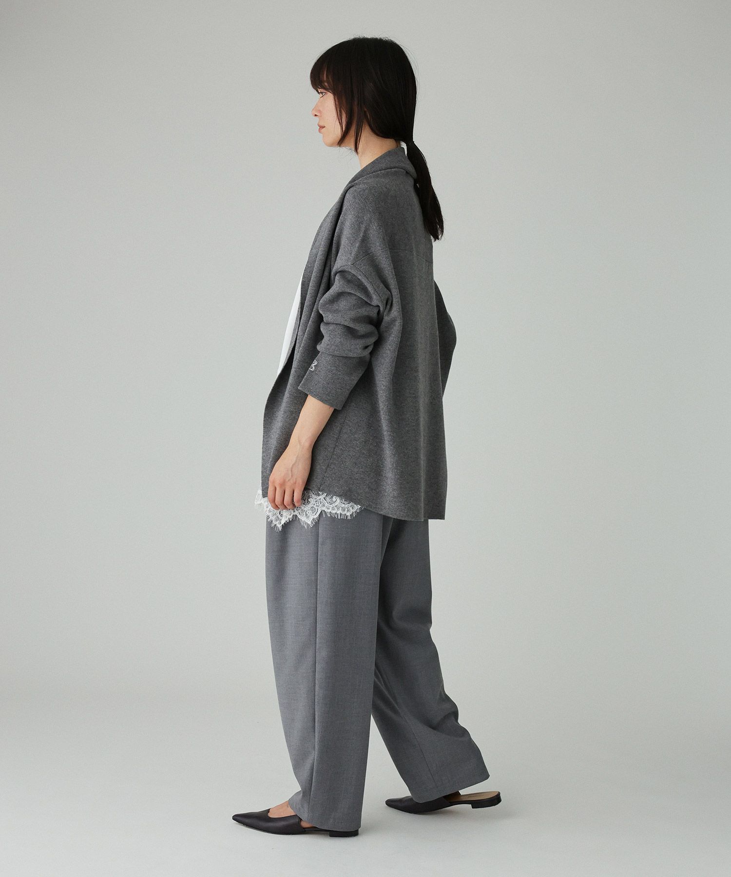 BABYLONE「ショートドレープガウン」|ニット・セーター|