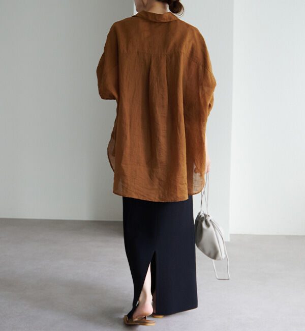  「【新色登場！/リバイバル】ラミーオーバーシャツブラウス」|シャツ・ブラウス|