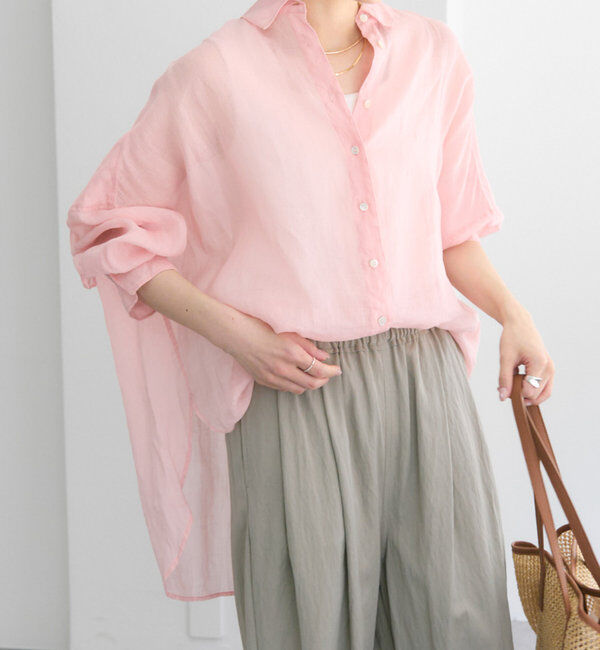  「【新色登場！/リバイバル】ラミーオーバーシャツブラウス」|シャツ・ブラウス|