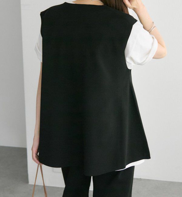  「スポンディッシュVネックニットベスト」|ニット・セーター|