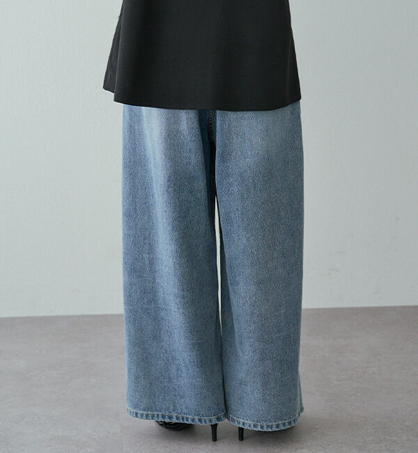  「ヴィンテージライクデニムイージーパンツ」|その他|