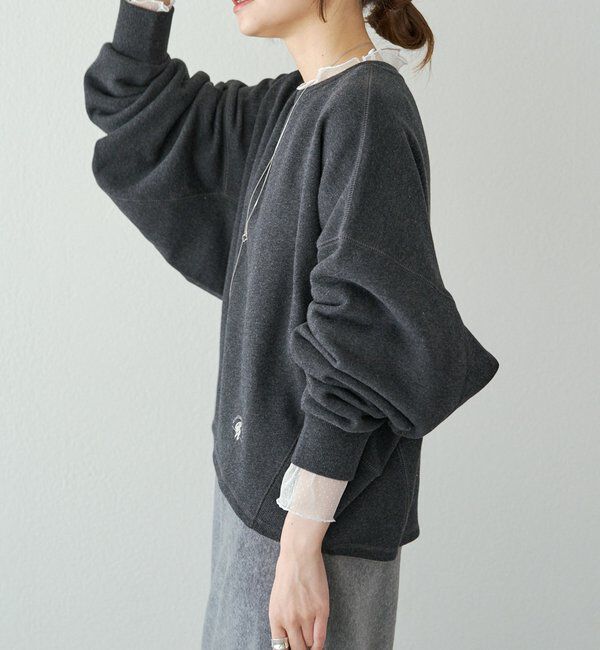  「サイドリブスウェットプルオーバー」|プルオーバー|