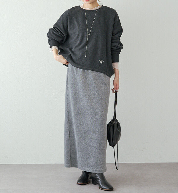  「サイドリブスウェットプルオーバー」|プルオーバー|