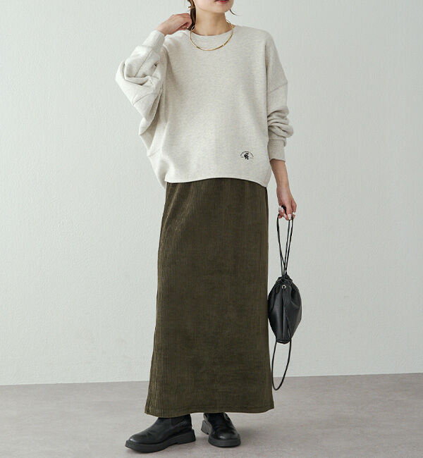  「サイドリブスウェットプルオーバー」|プルオーバー|