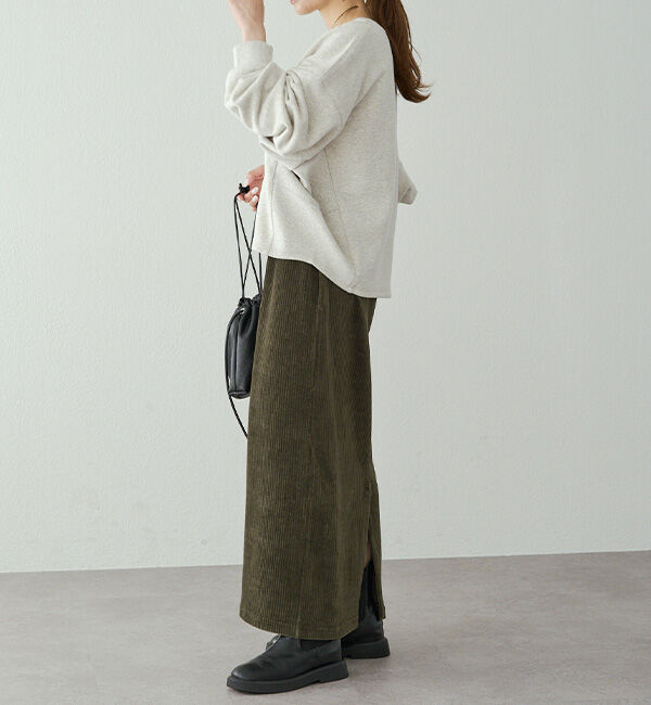  「サイドリブスウェットプルオーバー」|プルオーバー|
