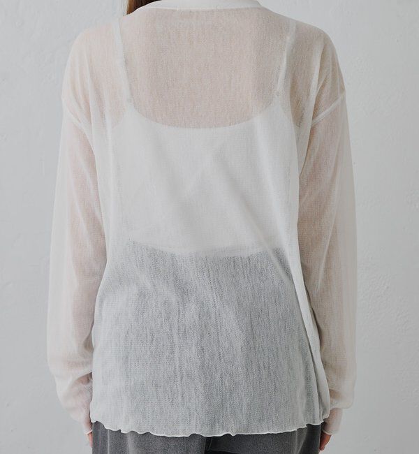  「トリコットメッシュカットソー」|Tシャツ・カットソー|