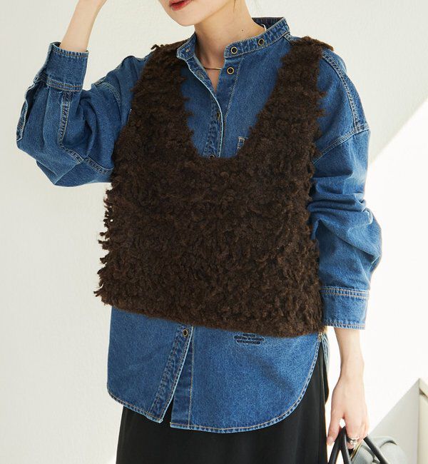  「ループフリンジニットビスチェ」|ニット・セーター|