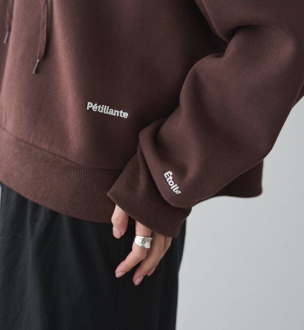  「裏起毛スウェットショートパーカー」|プルオーバー|