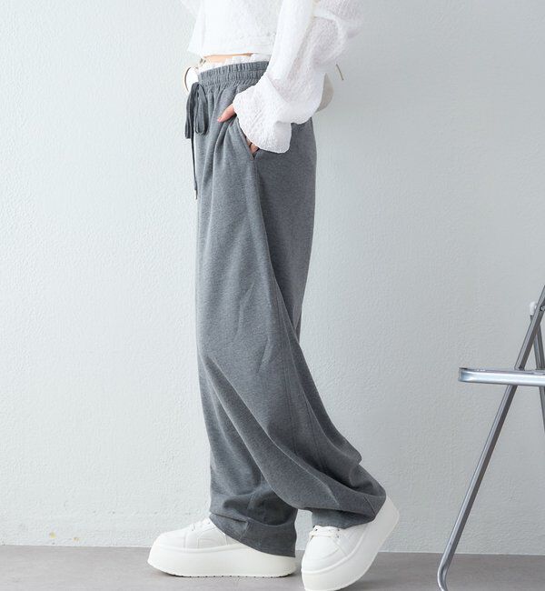  「レーススウェットカーブパンツ」|その他|