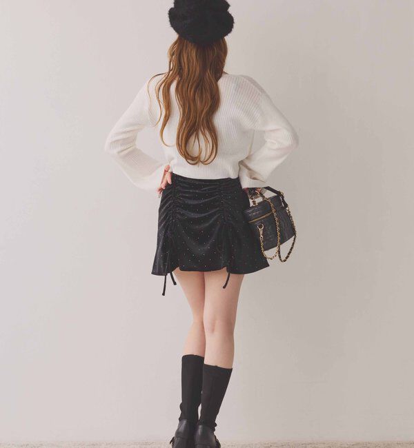  「レース付きドロストチュニック」|ワンピース|