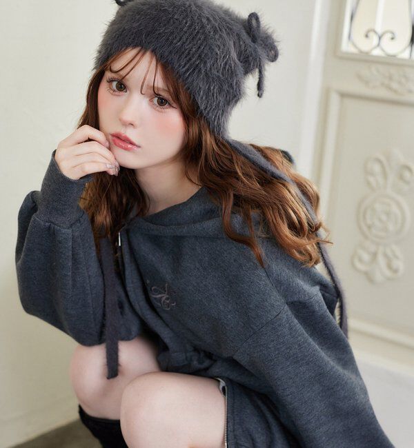  「シャギー猫耳ビーニー」|その他|