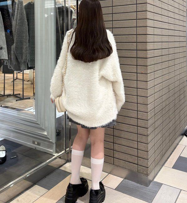  「あざとモテフェザーカーデ」|ニット・セーター|