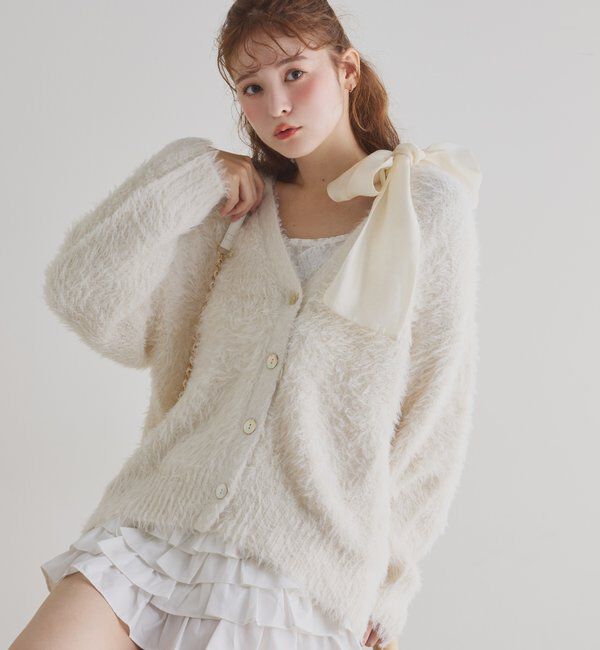  「あざとモテフェザーカーデ」|ニット・セーター|