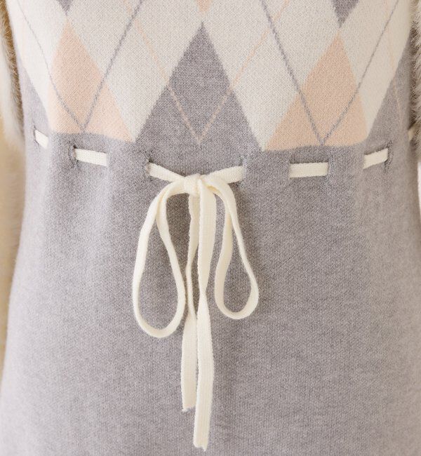  「アーガイルワンピセット」|ワンピース|