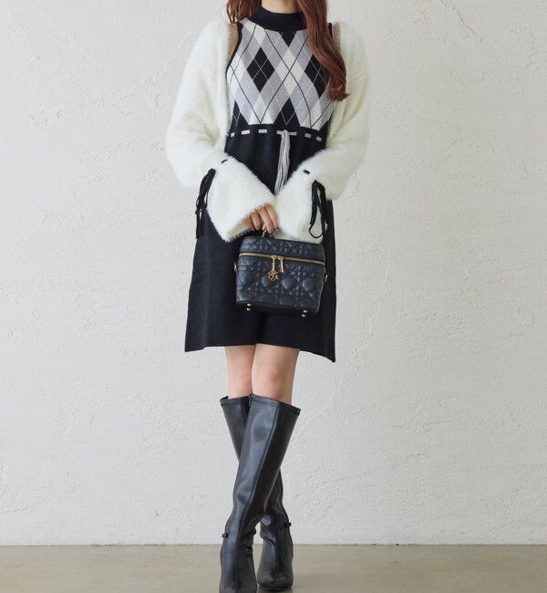  「アーガイルワンピセット」|ワンピース|