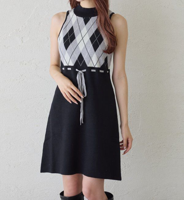  「アーガイルワンピセット」|ワンピース|