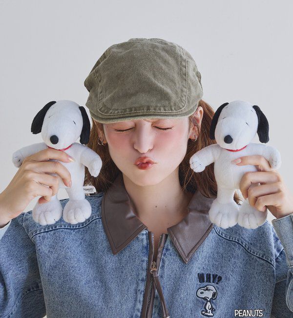  「【PEANUTSコラボ】スヌーピー刺繍入りバーンジャケット」|その他|