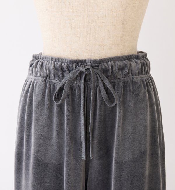 「【セットアップ対応】サイドレースベロアリボンパンツ」|その他|