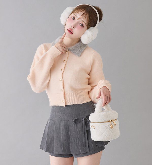  「プリーツミニスカパン」|スカート|