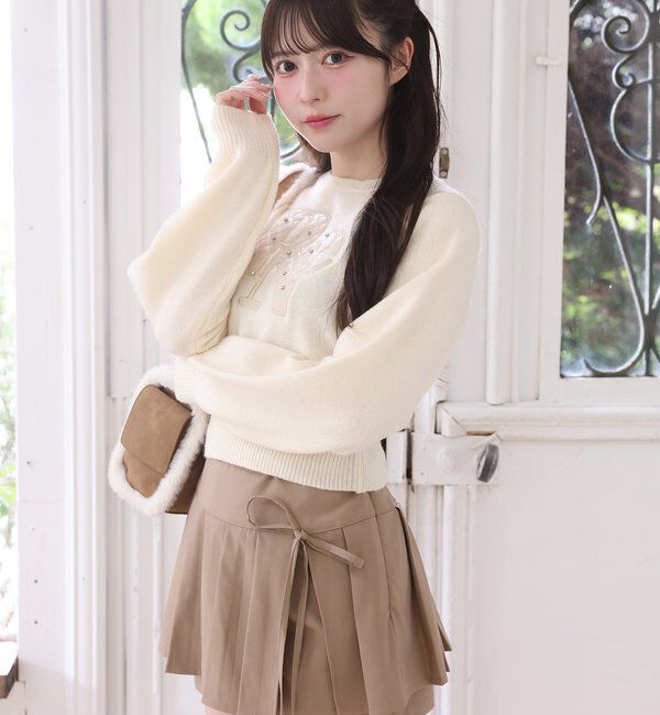  「プリーツミニスカパン」|スカート|