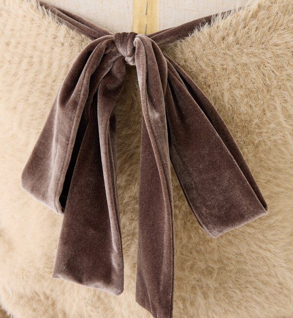  「後ろリボン2wayニットSETワンピ」|ワンピース|