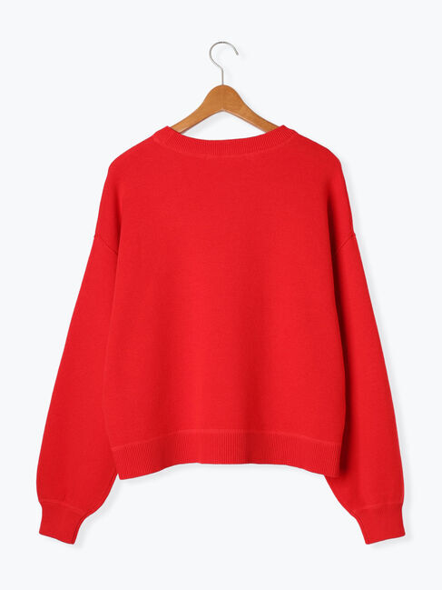 Lugnoncure「スウェットライククルーネックニット」|ニット・セーター|