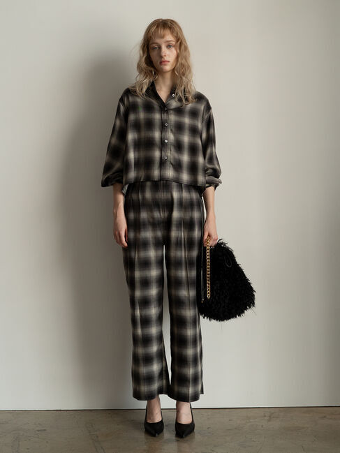 Te chichi「チェックスラックス（セットアップ可）《2025Autumn catalog item》」|その他|