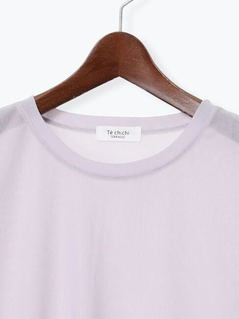Te chichi TERRASSE「長袖シアートップス《2025autumn catalog item》」|Tシャツ・カットソー|