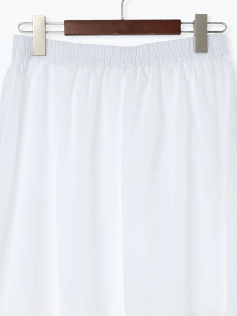 Te chichi TERRASSE「レーステープギャザースカート《2025autumn catalog item》」|スカート|