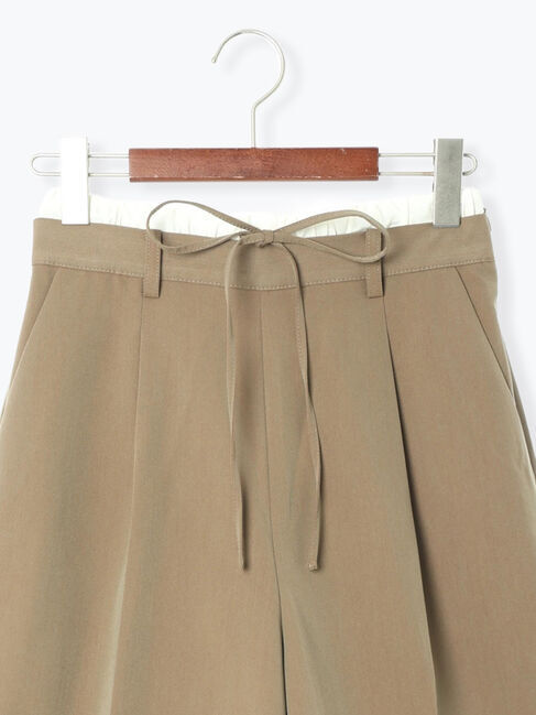 Te chichi TERRASSE「ダブルウエストクロップド丈パンツ《2025autumn catalog item》」|その他|