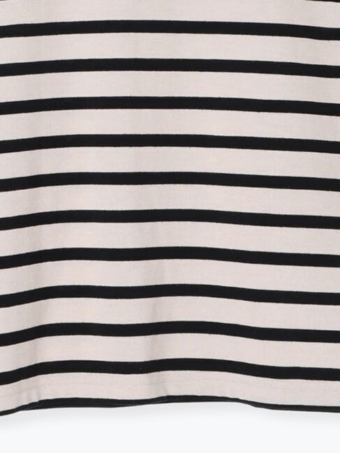 Lugnoncure「無地/ボーダー天竺長袖カットソー」|Tシャツ・カットソー|