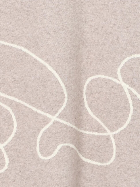 Lugnoncure「ライン入りジャカードワイドニット」|ニット・セーター|