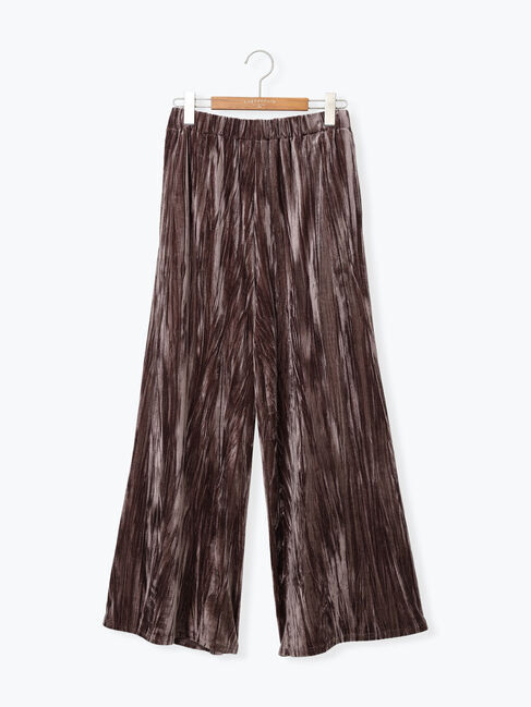 Lugnoncure「クラッシュベロアイージーパンツ」|その他|