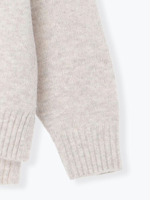 Lugnoncure「ウール混ふわふわクルーネックニット」|ニット・セーター|