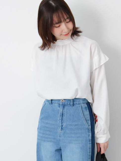 Te chichi TERRASSE「アソートフリルブラウス」|シャツ・ブラウス|オフホワイト