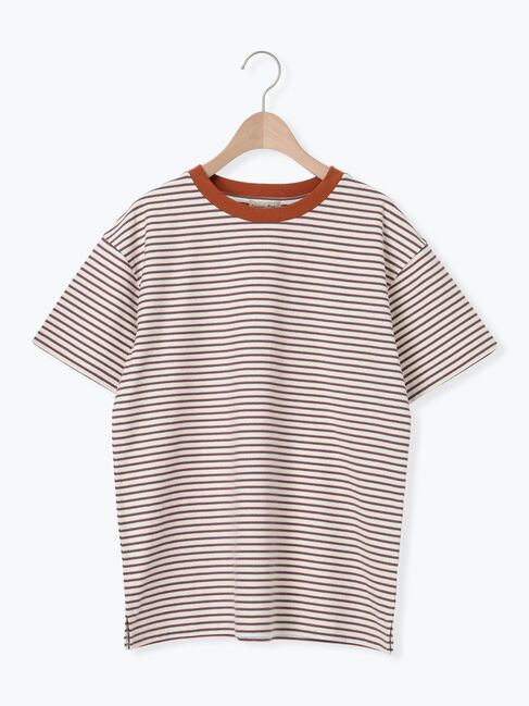 Samansa Mos2「カス残しマルチボーダーTシャツ」|Tシャツ・カットソー|