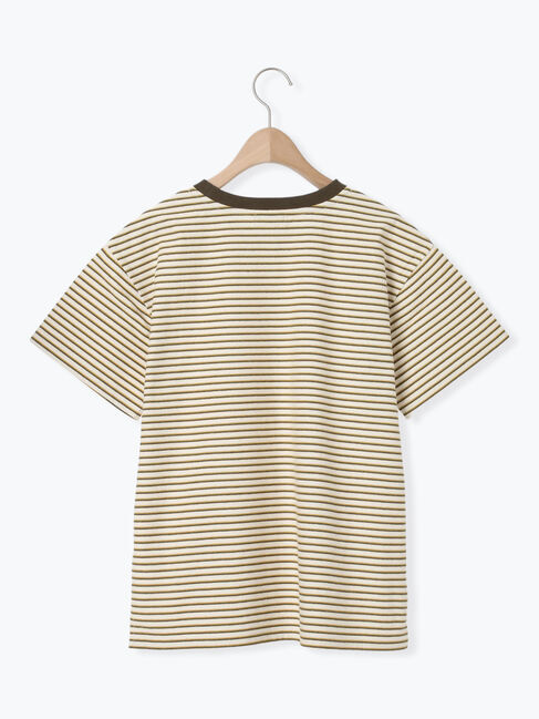 Samansa Mos2「カス残しマルチボーダーTシャツ」|Tシャツ・カットソー|