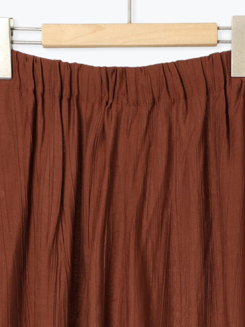 Samansa Mos2 blue「楊柳ガウチョパンツ」|その他|