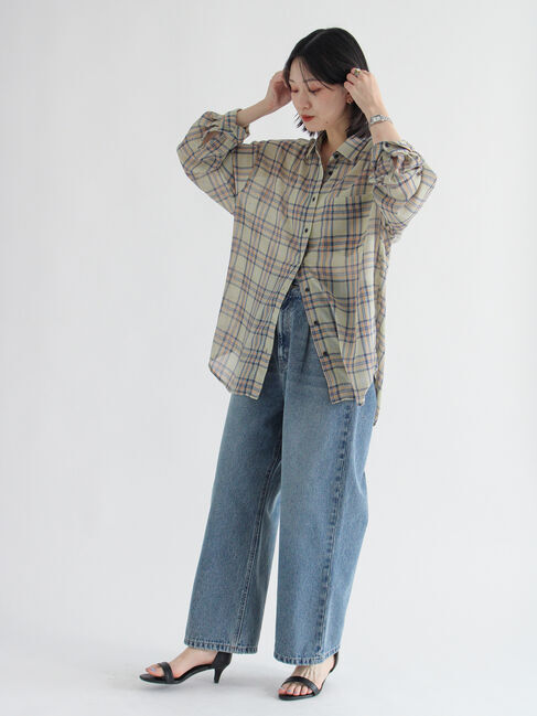 sm2rhythm「デニムタックパンツ」|その他|