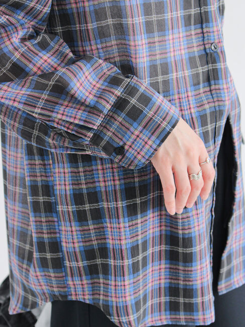 sm2rhythm「シアーチェックシャツ」|シャツ・ブラウス|