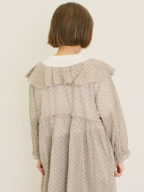 Samansa Mos2「【S/Mサイズ】柄アソート襟フリル2WAYワンピース」|ワンピース|