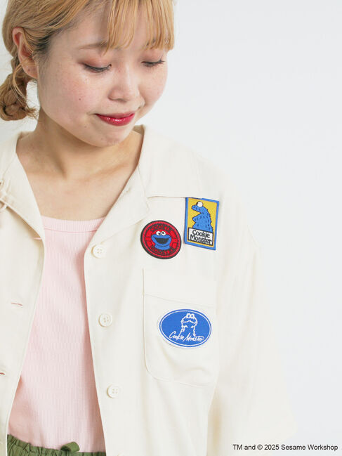 SM2「【SESAME STREET meets SM2】ワッペン付きボウリングシャツ」|シャツ・ブラウス|