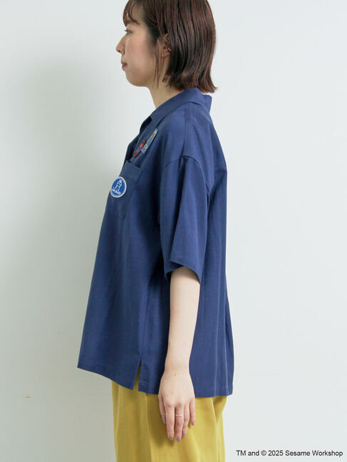 SM2「【SESAME STREET meets SM2】ワッペン付きボウリングシャツ」|シャツ・ブラウス|