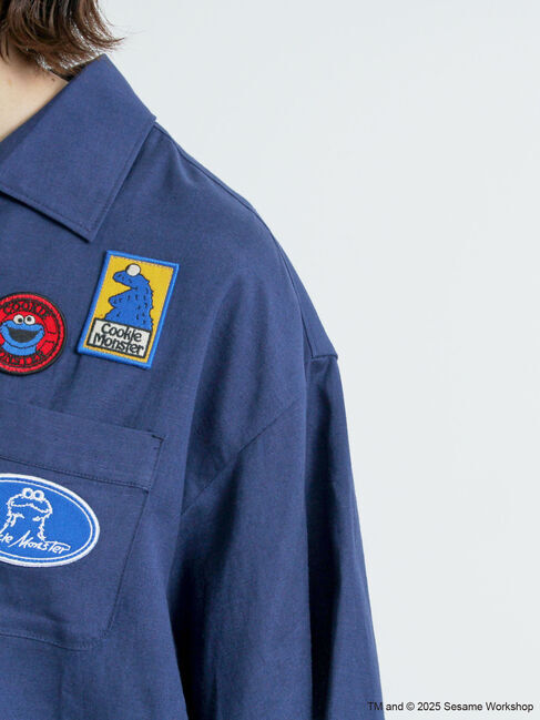 SM2「【SESAME STREET meets SM2】ワッペン付きボウリングシャツ」|シャツ・ブラウス|