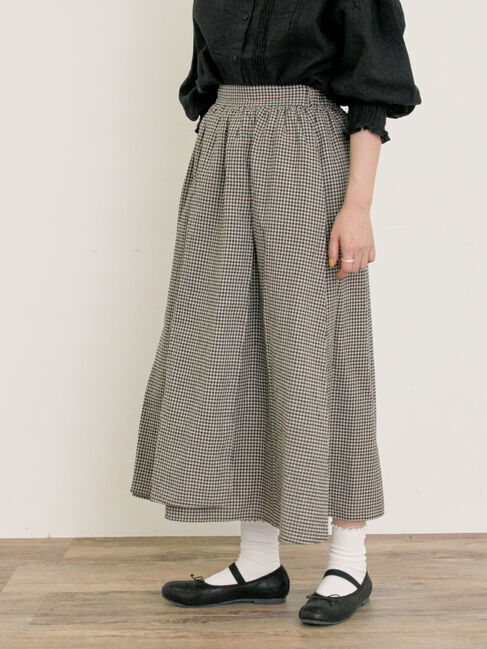 Samansa Mos2「【Cross&times;Linen】ラップ風スカート」|スカート|