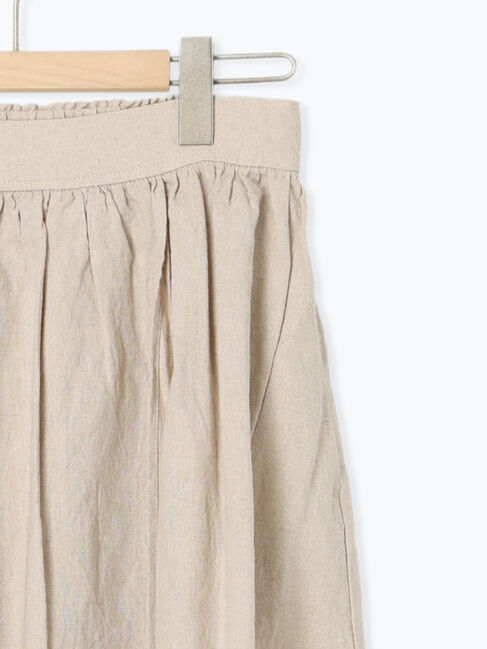 Samansa Mos2「【Cross&times;Linen】ラップ風スカート」|スカート|