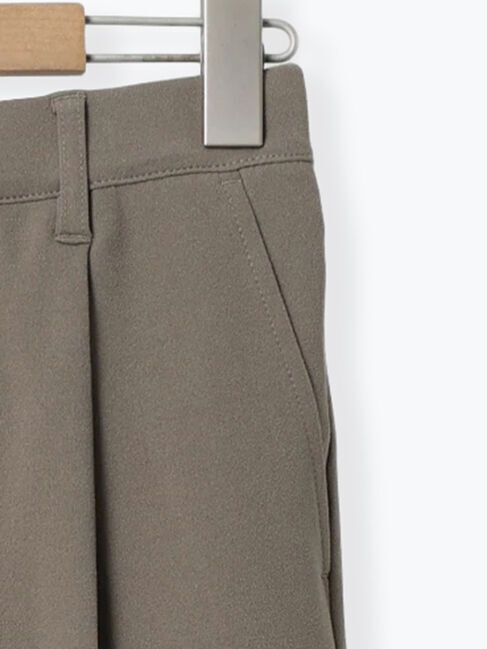 Samansa Mos2 blue「カットジョーゼットセミフレアパンツ」|その他|