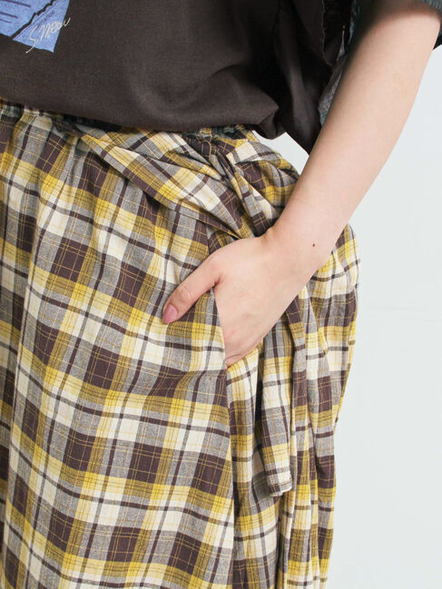SM2「シャツ巻き風チェックスカート」|スカート|