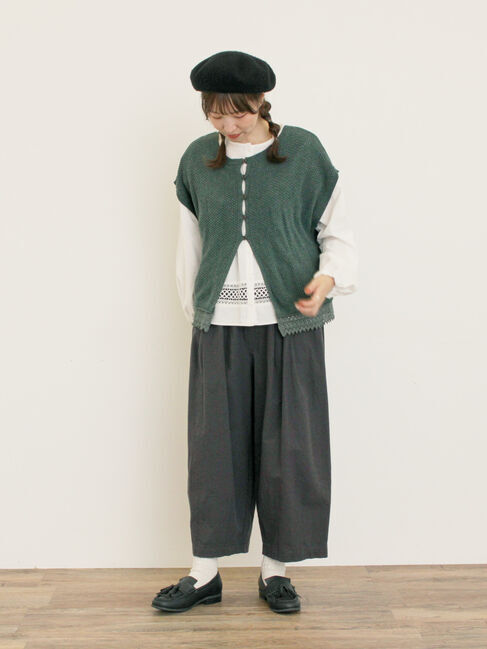 Samansa Mos2「2WAY裾レースかのこベスト」|ダウンベスト・ベスト|