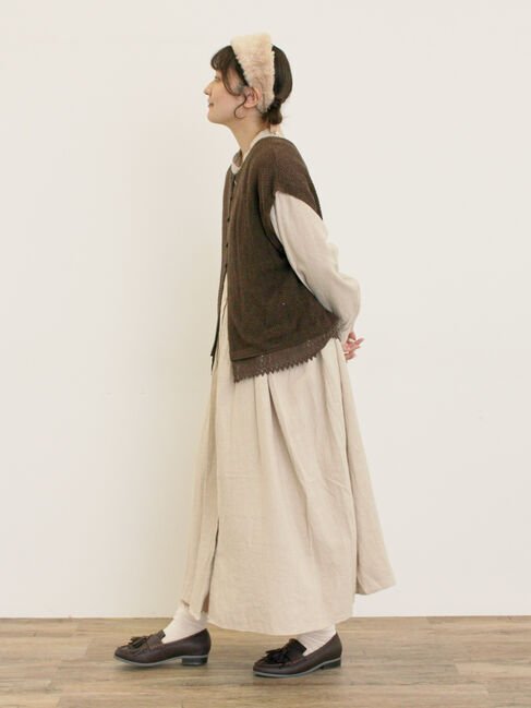 Samansa Mos2「2WAY裾レースかのこベスト」|ダウンベスト・ベスト|